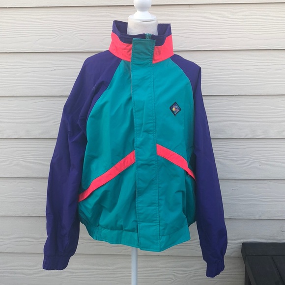 Woolrich Other - Vintage Neon Woolrich Jacket XL Nylon lightweight